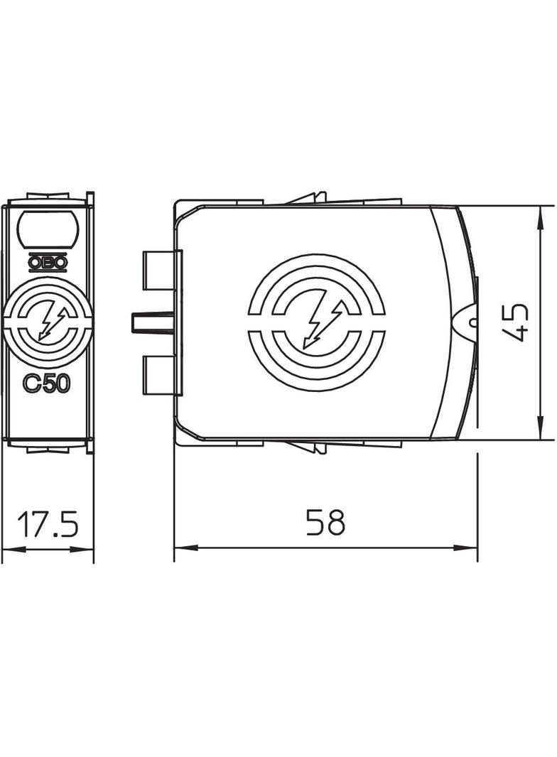 C50-0-255 Wkładka iskiernikowa