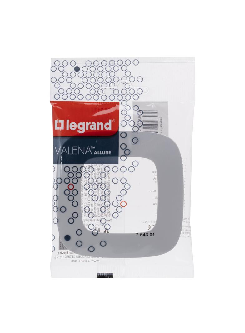 Valena Allure Ramka Pojedyncza Biała 754301 LEGRAND