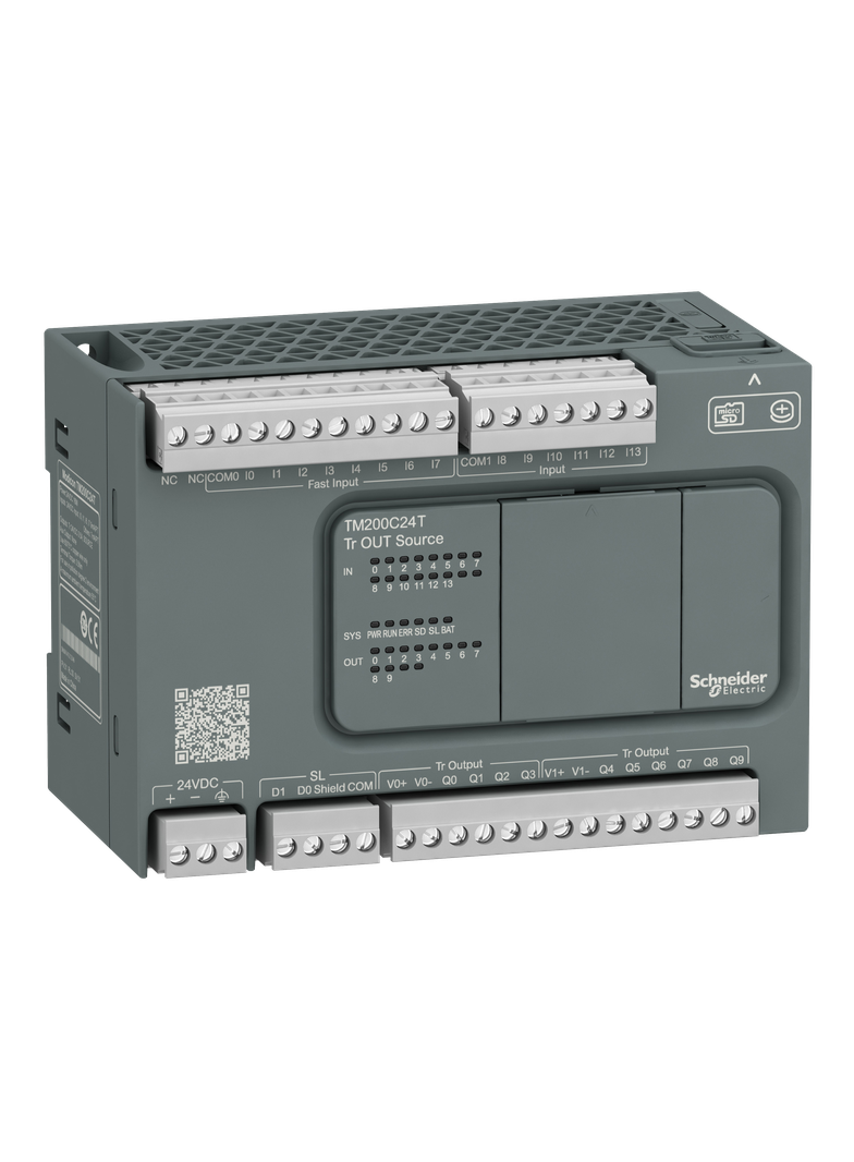 sterownik M200 24 IO z wyjściami tranzystorowymi typu Source