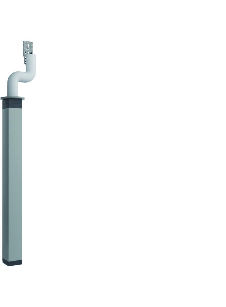 tehalit.DA200 Kolumna dwustronna DA200-45 z elastycznym przyłączem H=2m aluminium DAF2452000ELN HAGE
