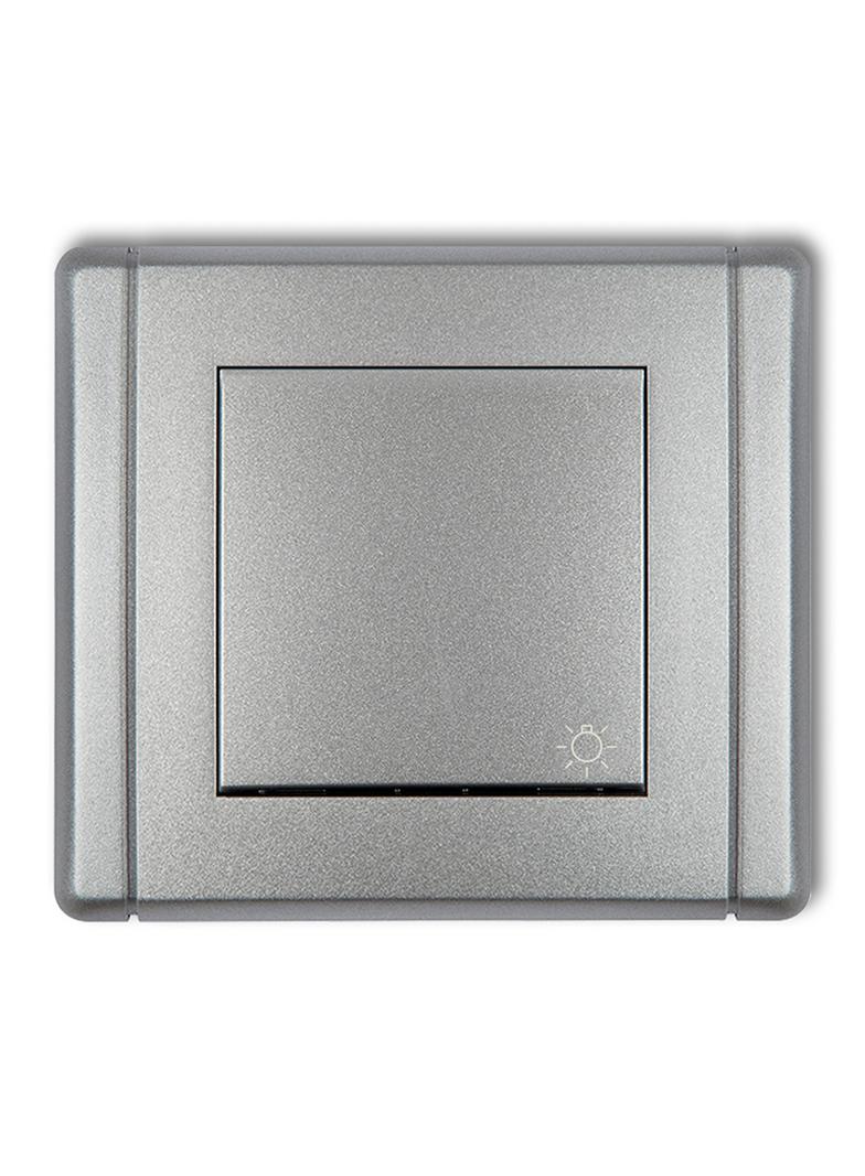 FLEXI Przycisk zwierny /światło/ srebrny metalik 7FWP-5 KARLIK