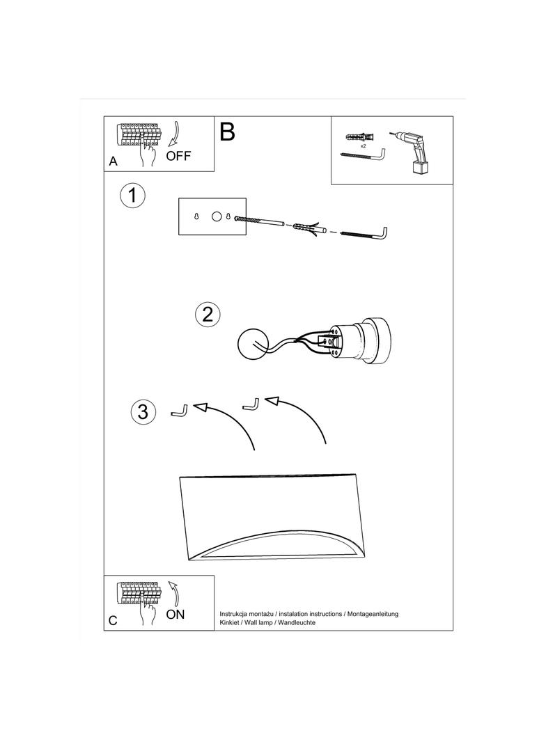Sollux Kinkiet ceramiczny VIXEN SL.0834