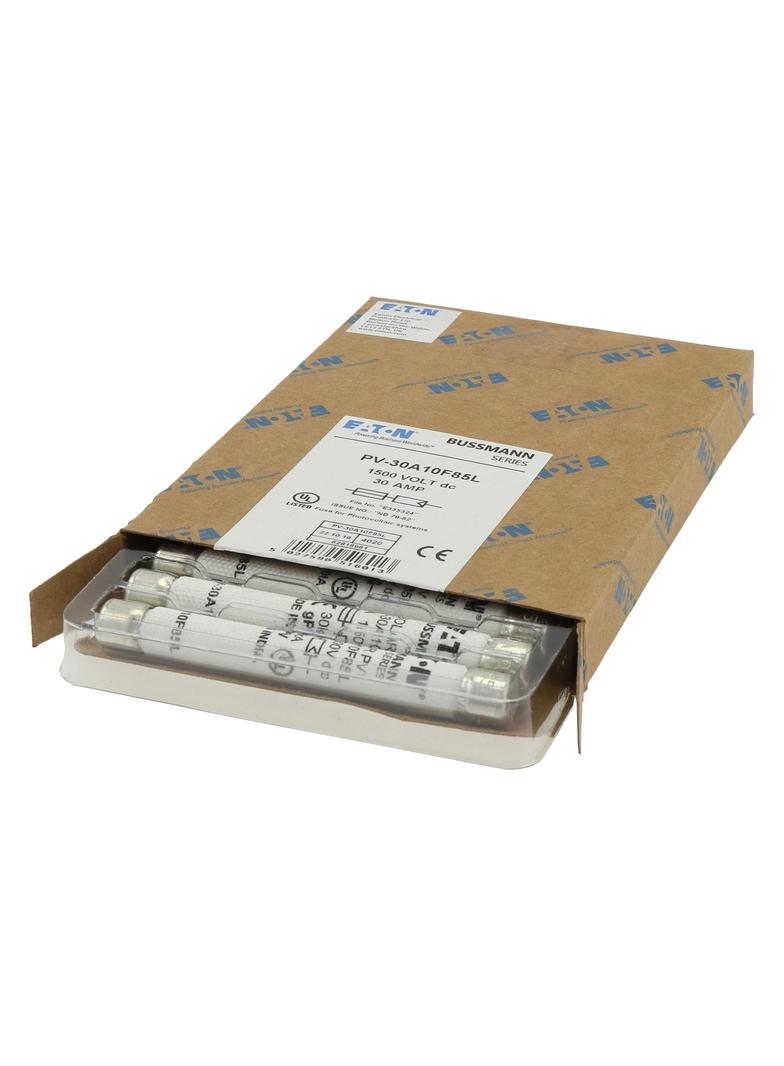PV-30A10F85L Wkładka PV cylindryczna 30A,P 1500V DC 10x85MM PV-30A10F85L EATON