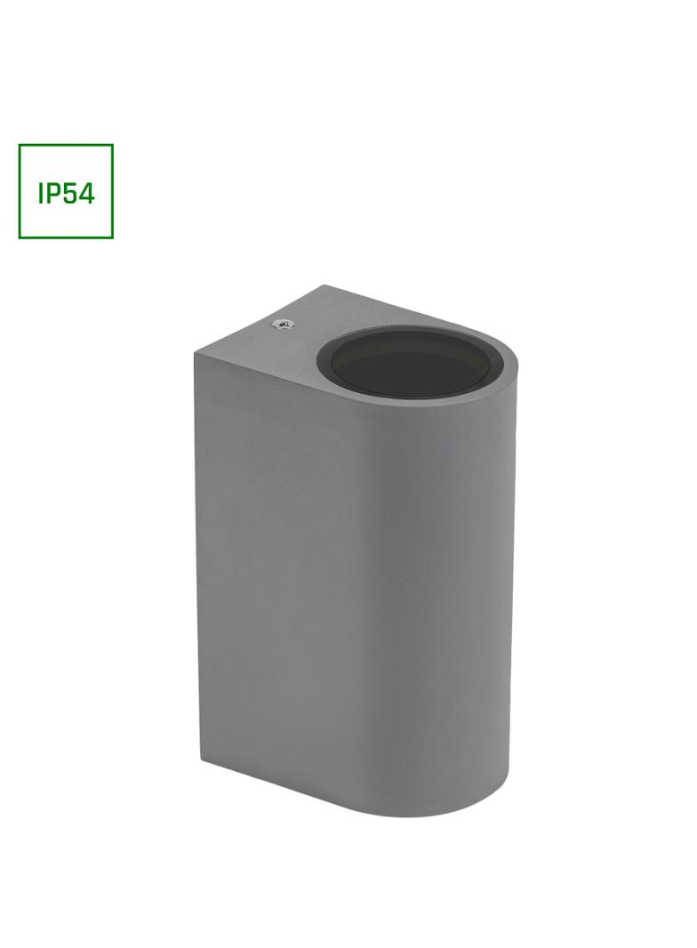 PARETE GU10 X2 DWUKIERUNKOWY KINKIET 250V IP54 150 x 73 x 95mm SZARY