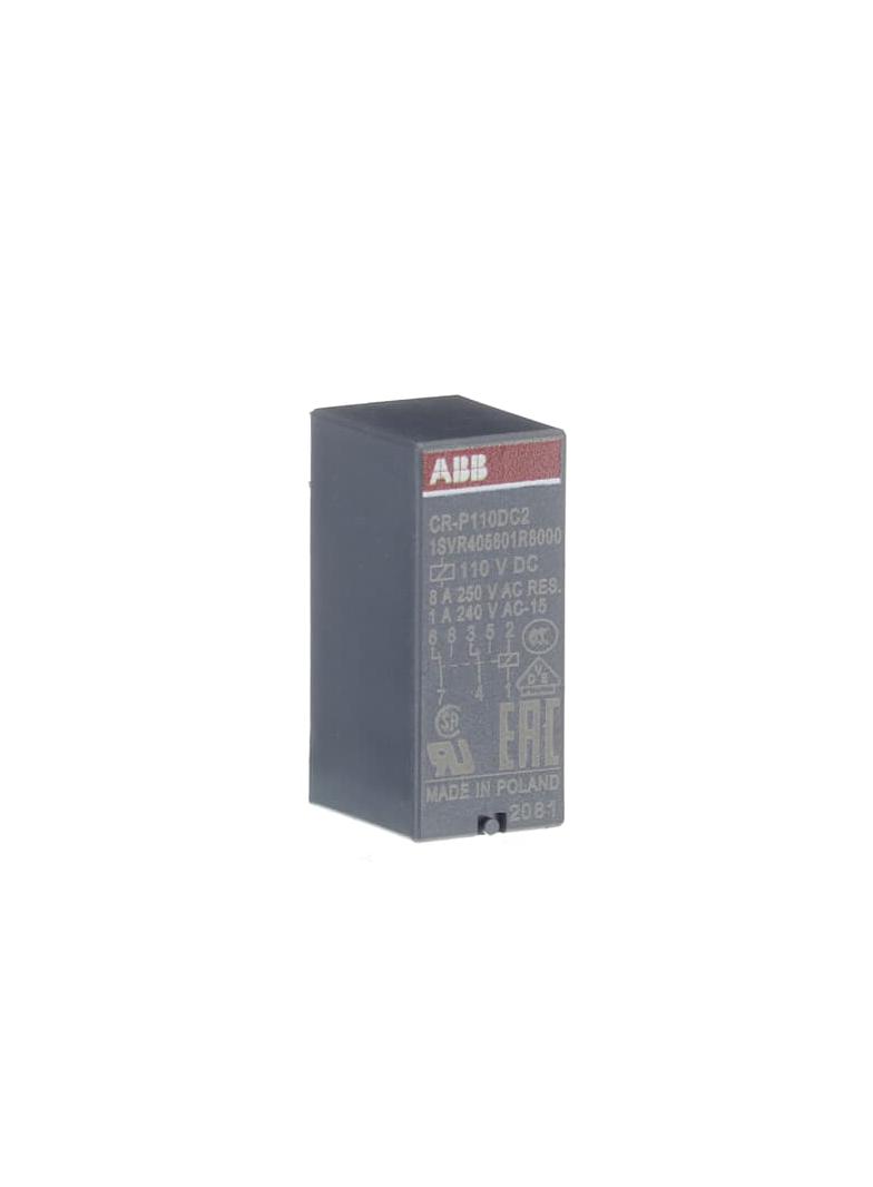 Przekaźnik CR-P110DC2, A1-A2=110V DC, 2 styki c/o 250V/8A 1SVR405601R8000 ABB