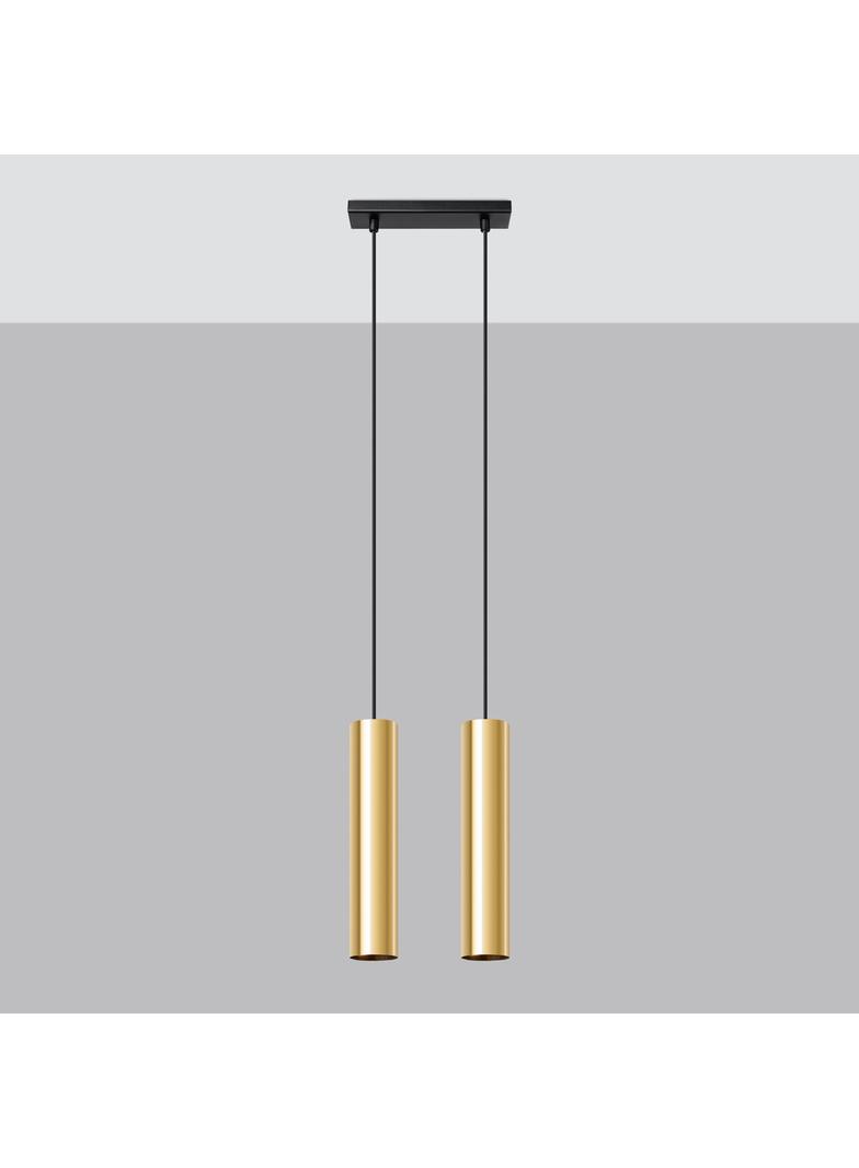 Sollux Lampa Wisząca LAGOS 2 złoty połysk SL.1241