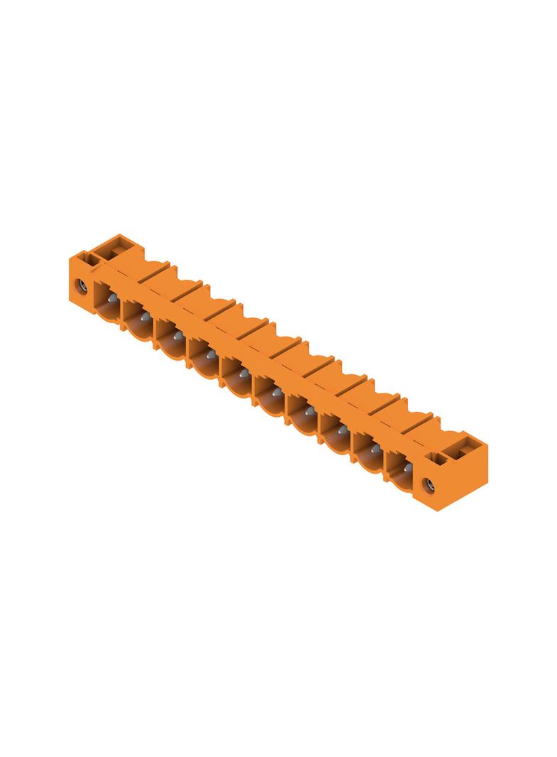 SL 7.62HP/10/90F 3.2 SN OR BX Wtyki PCB (złącza płyty), 7.62 mm, Liczba biegunów: 10, kąt odejścia: 90° /18szt./ 1124380000 WEIDMÜLLER