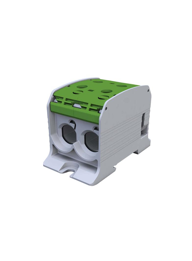 STB 95-2 Złączka szynowa gwintowa Al/Cu 87520 SIMBLOCK zielony