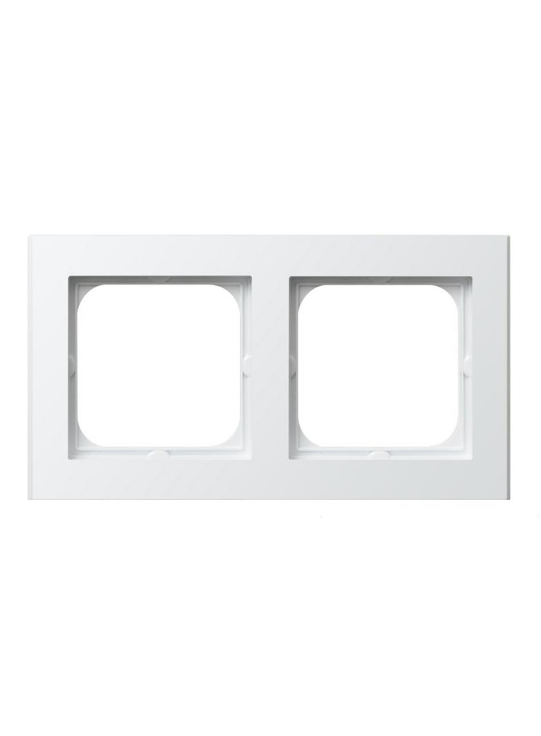 SONATA Ramka podwójna - kolor biały