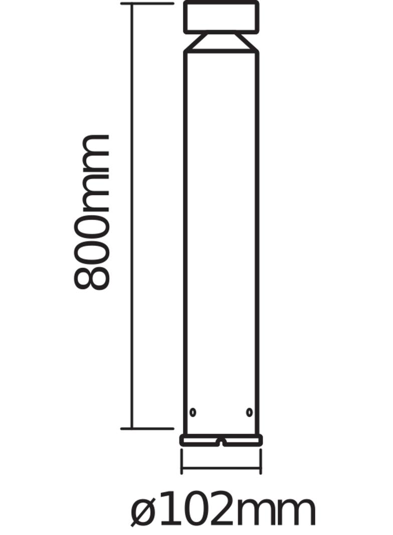 ENDURA STYLE CYLINDER 80CM 6W ST LEDV Oprawa zewnętrzna