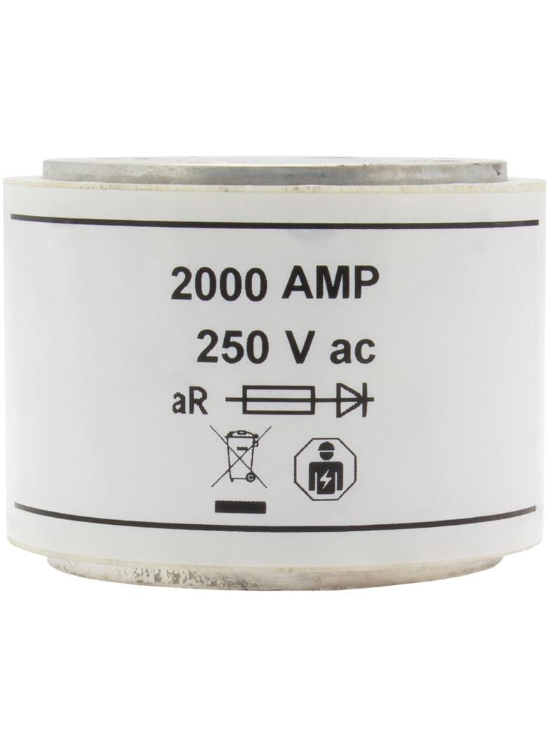 2000AMP 250V AC SEMI-COND FUSE Wkładka szybka 2000A AC 250V 48x89 mm UL FWX-2000AH EATON