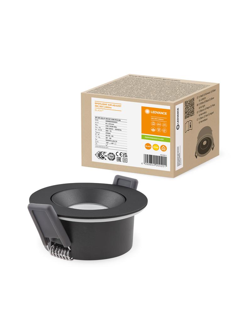 Oprawa SP AIR ADJ P 4W 927 DIM IP23 BK