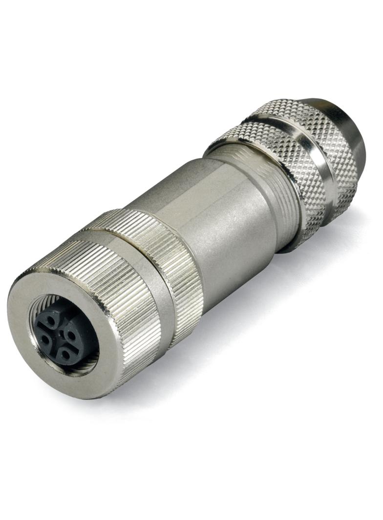 wtyk kątowy M12 8-bieg.