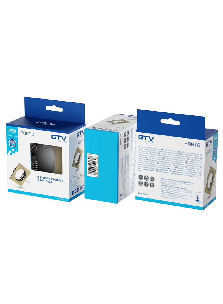 SUFITOWA OPRAWA PUNKTOWA PORTO, ODLEW, IP20,PATYNA, KWADRAT