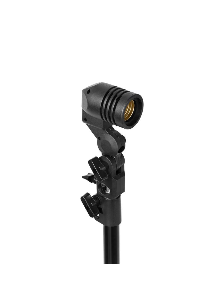 RIGEL LED zestaw: lampa warsztatowa składana 5-skrzydłowa 55W + statyw + adapter AD-NL-6516 ORNO