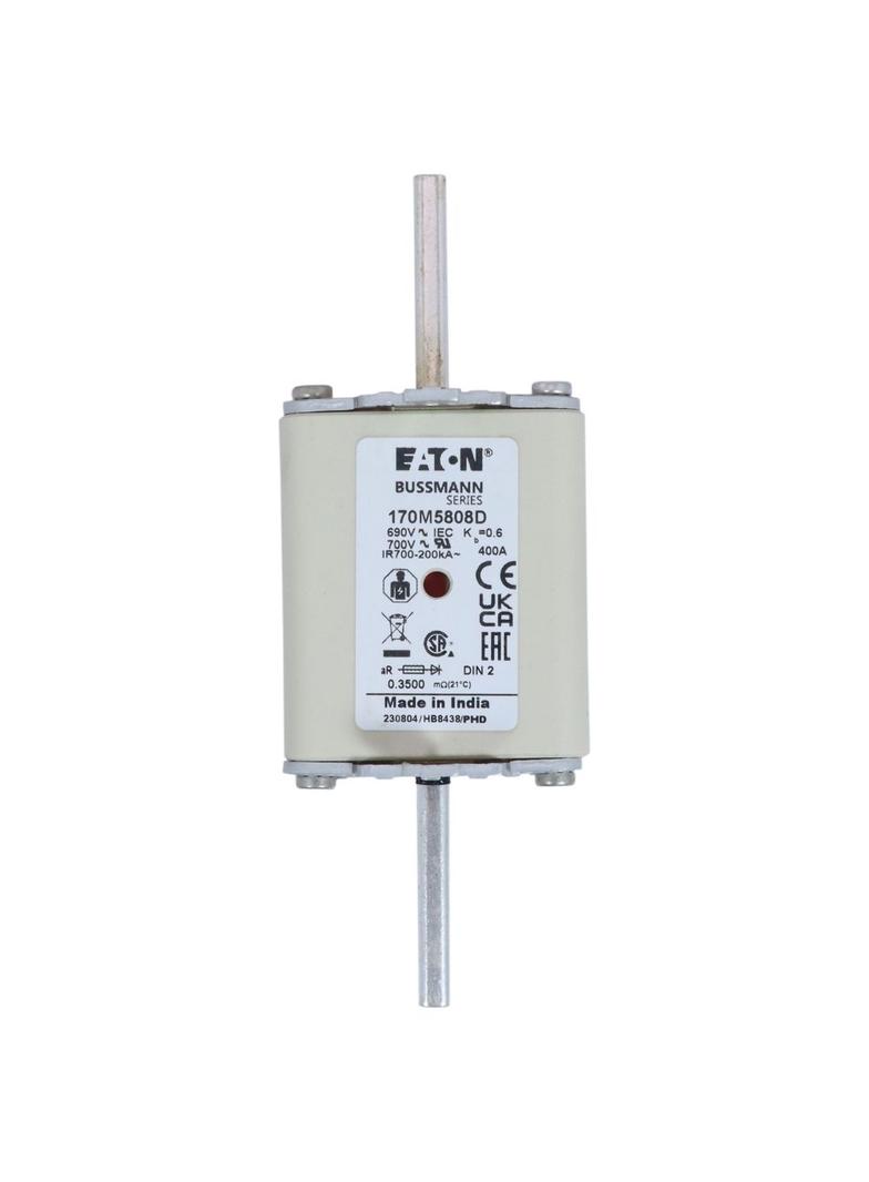 400A 690V aR DIN 2 HSDNH FUSE Wkładka szybka 400A AC 690V DIN 2 aR DIN IEC podwójny wskaźni 170M5808