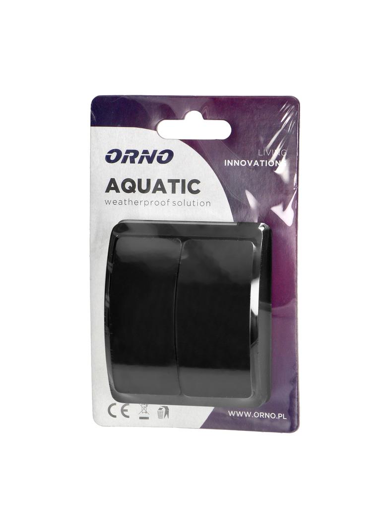 Łącznik świecznikowy n/t AQUATIC IP44 czarny OR-OE-7101/B ORNO