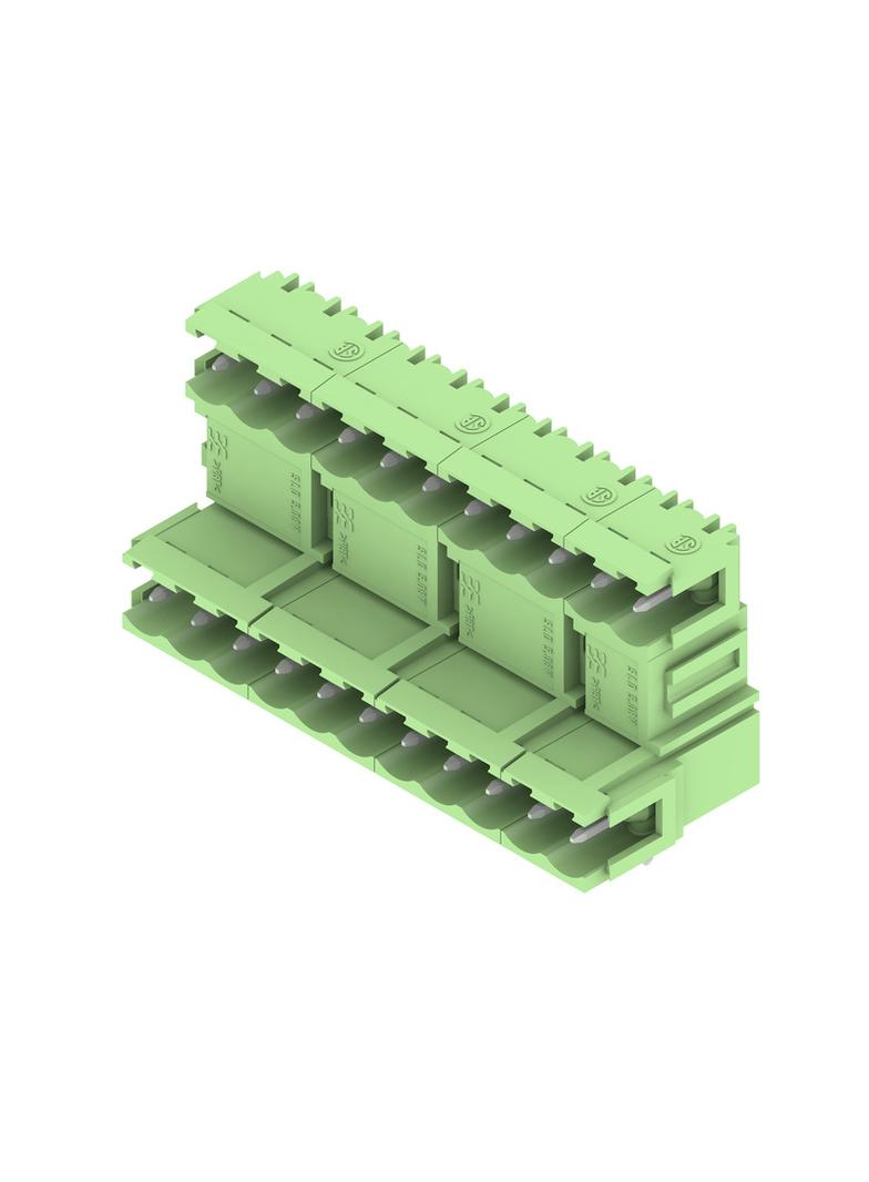 SLD 5.08V/22/90B 3.2 SN GN BX Wtyki PCB (złącza płyty), 5.08 mm, Liczba biegunów: 22, kąt odejścia: 90° /10szt./ 1013970000 WEIDMÜLLER