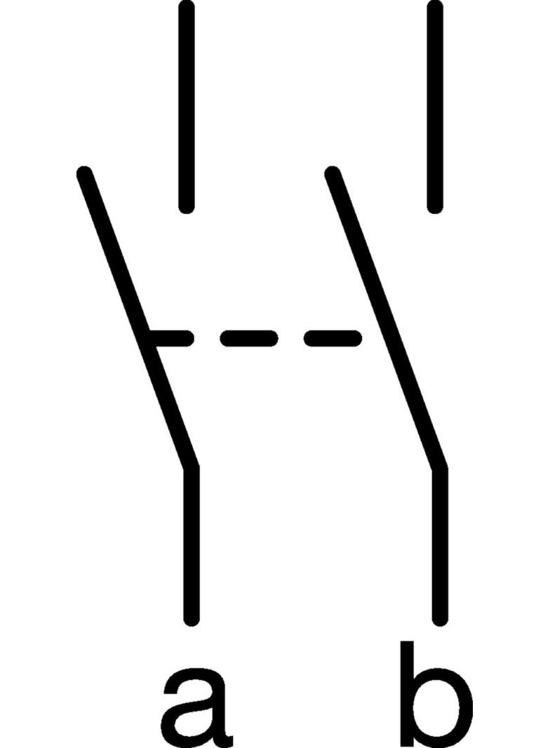 Styk sygnalizacyjny do wyłącznika silnikowego 3,5A 2Z MZ527N HAGER