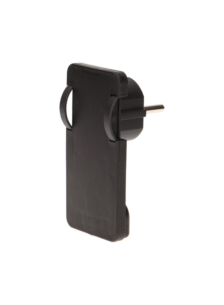 Wtyczka płaska, Uni-Schuko z uchwytem, czarna OR-AE-1311/B ORNO