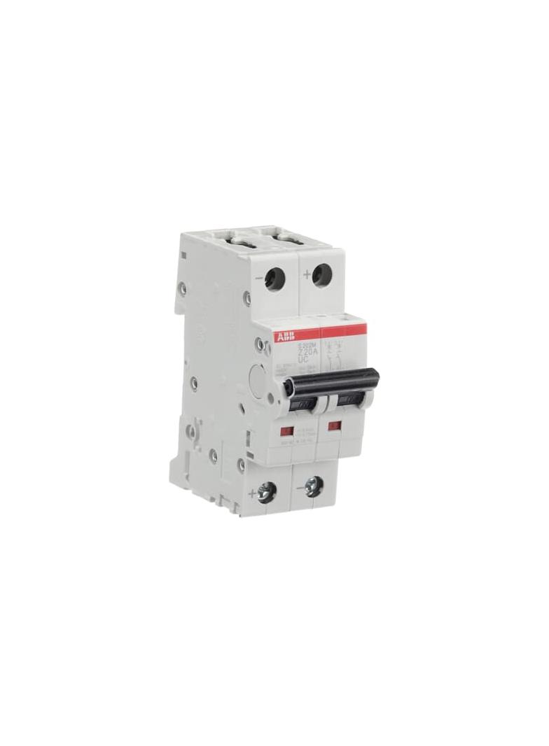 S202M-Z20UC Wyłącznik nadprądowy 10kA AC/DC 2P Z20A 2CDS272061R0488 ABB