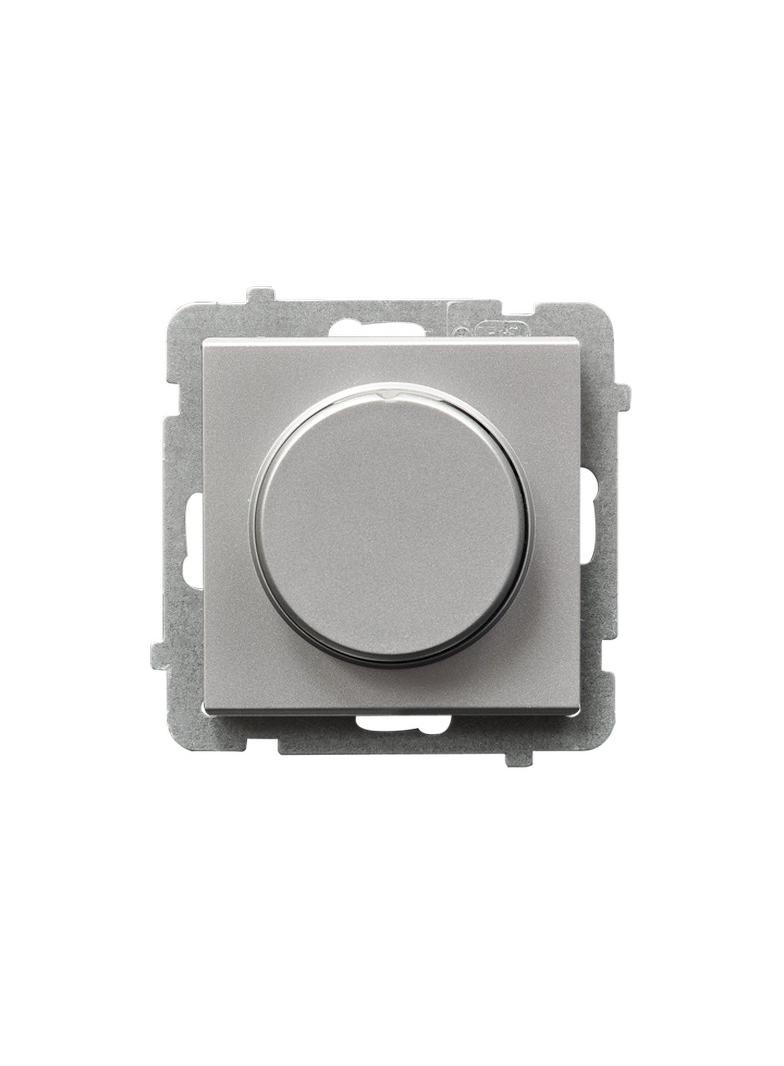 SONATA Ściemniacz przyciskowo-obrotowy przystosowany do obciążenia żarowego i halogenowego - kolor s