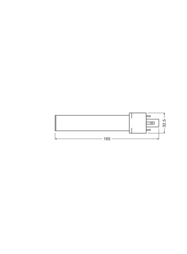 DULUX S LED FR 9 CCG, AC mains 4,5W 830 G23 TRZONKI SPECJALNE LEDVANCE