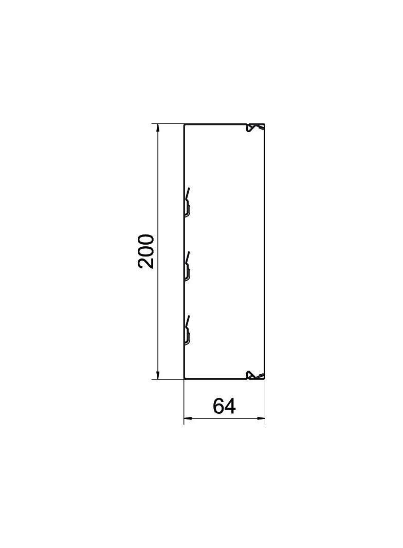KORYTKO METAL.LKM 60X200