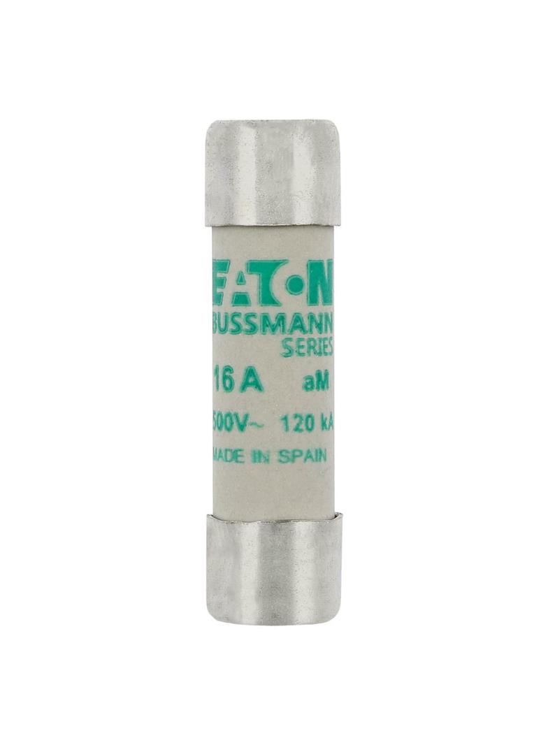 CYLINDRICAL FUSE 10 x 38 16A AM 500V AC Wkładka cylindryczna 10 x 38mm 16A AM 500V AC C10M16 EATON