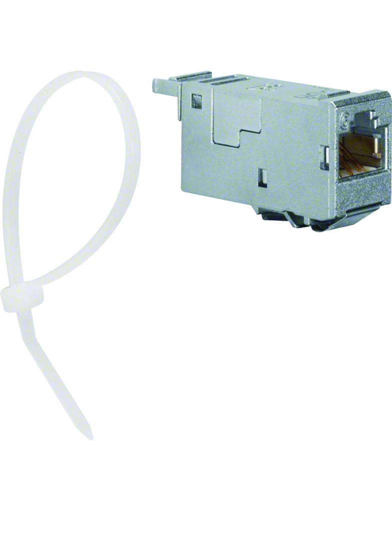 Moduł komunikacyjny BTR RJ45 6 ISO A 10GBit Ethernet (IEEE 802.3an) 180° VZ314RJ HAGER