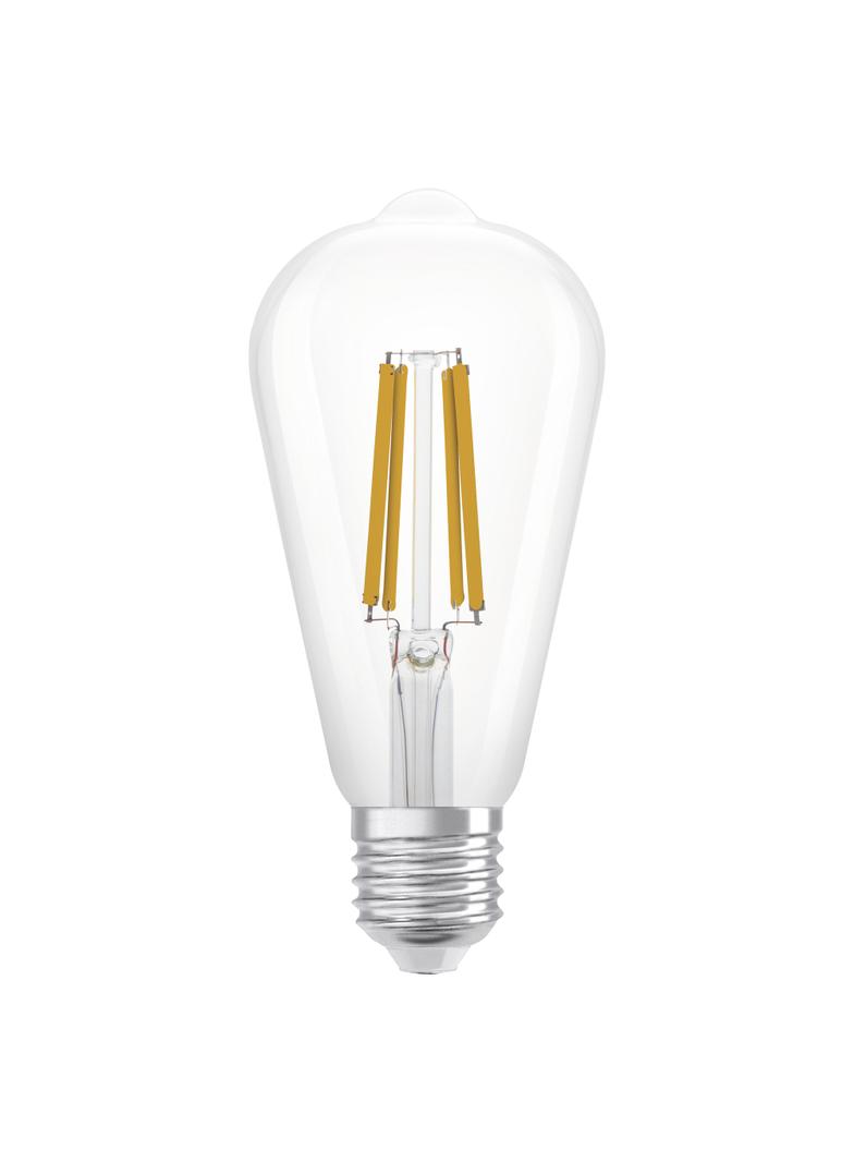 Lampa LED, klasyczny kształt bańki Edison 4W 830 230V szkło przezroczyste E27