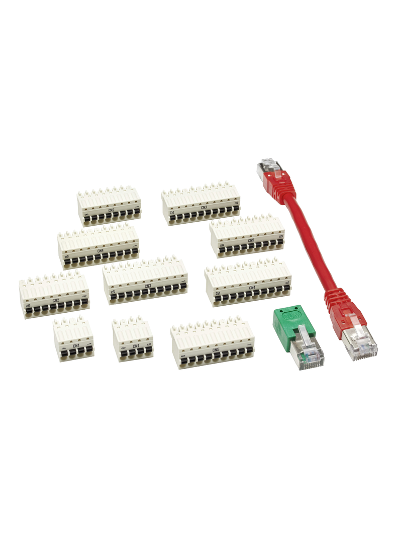 Kompletny zestaw złączy do sterowników PacDrive LMC Pro i kabel Sercos - 0,13m VW3E6004 Schneider