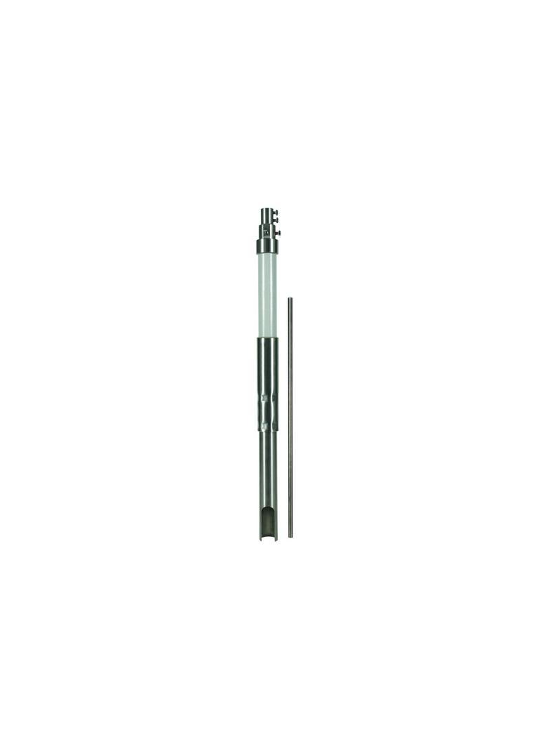 Rura wsporcza z bocznym wyprowadzeniem HVI long, fi 50 mm dł. 3200 mm, GFK / NIRO z iglicą NIRO fi 1