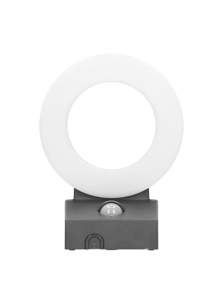HOWLIT LED 20W oprawa ogrodowa z czujnikiem ruchu 1800lm IP65 4000K szara AD-OP-6205GLPMR4 ORNO