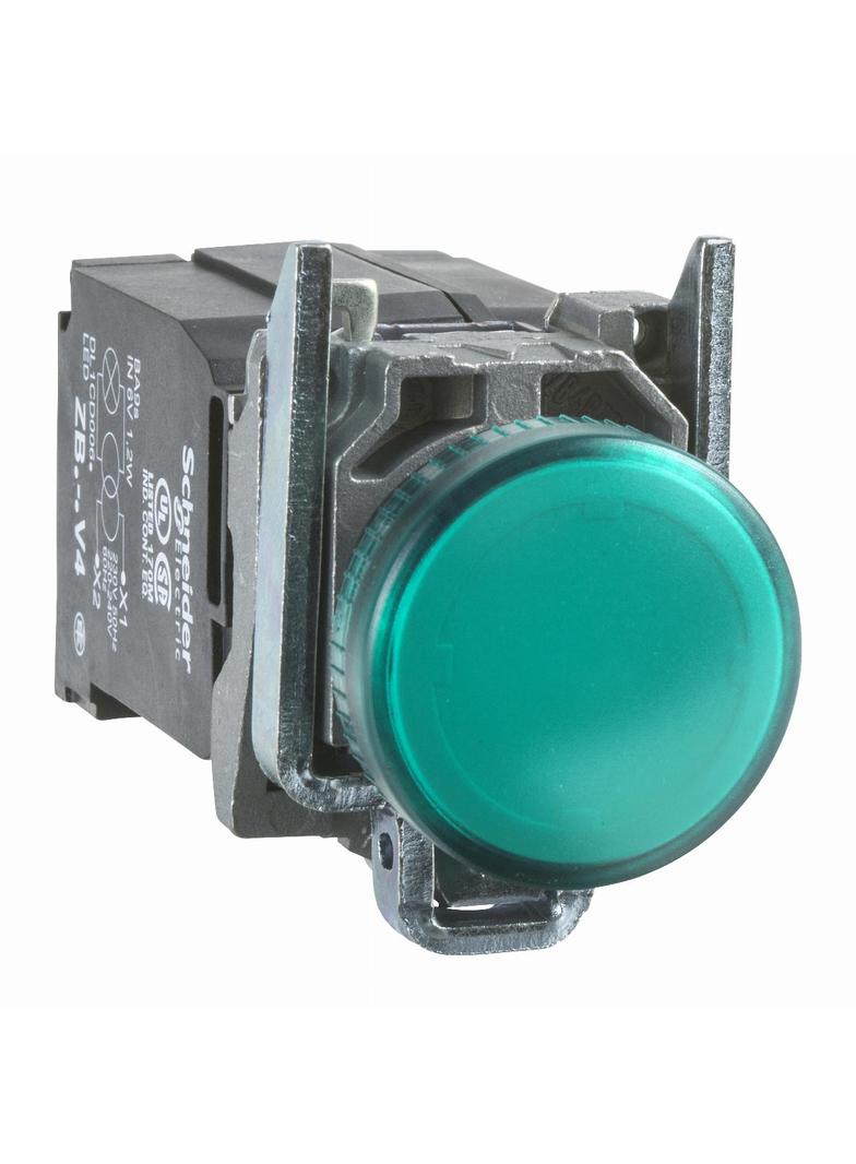 Harmony XB4 Lampka sygnalizacyjna z zieloną żarówką 220/240V XB4BV43 Schneider