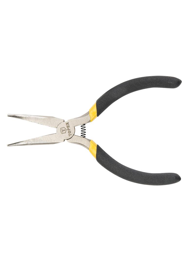 Szczypce precyzyjne wydłużone wygięte 130 mm