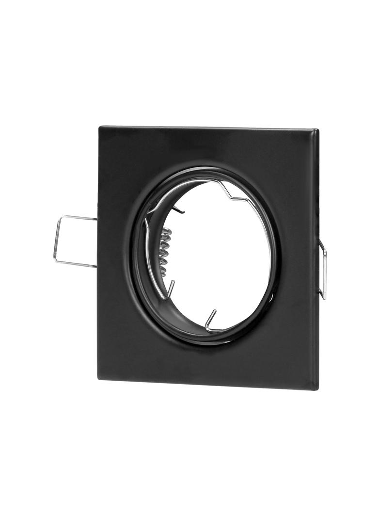 SUTRI SM ramka dekoracyjna oprawy punktowej MR16/GU10 max 50W kwadrat regulowana czarna AD-OD-6178/B