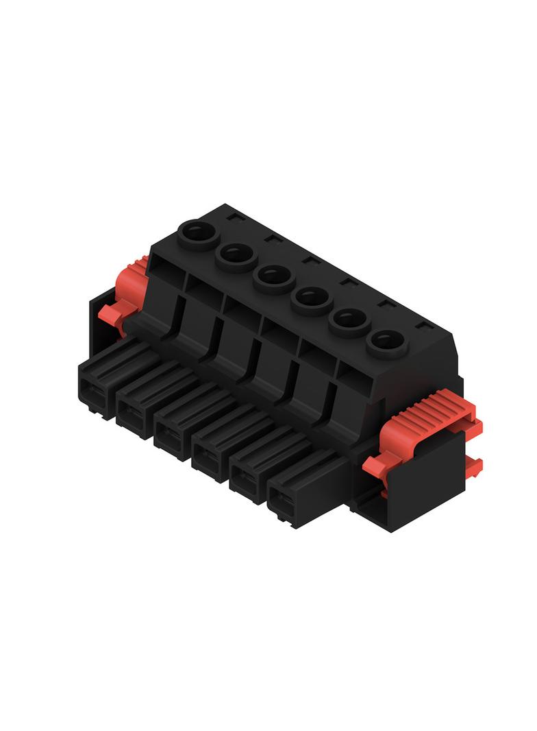 BUZ 10.16HP/06/180F AG BK BX Złącze kablowe do płytek drukowanych /12szt./ WEIDMULLER