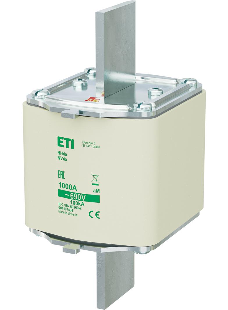 Wkładka topikowa NH silnikowa NH4a aM 1000A 690V 004187436 ETI