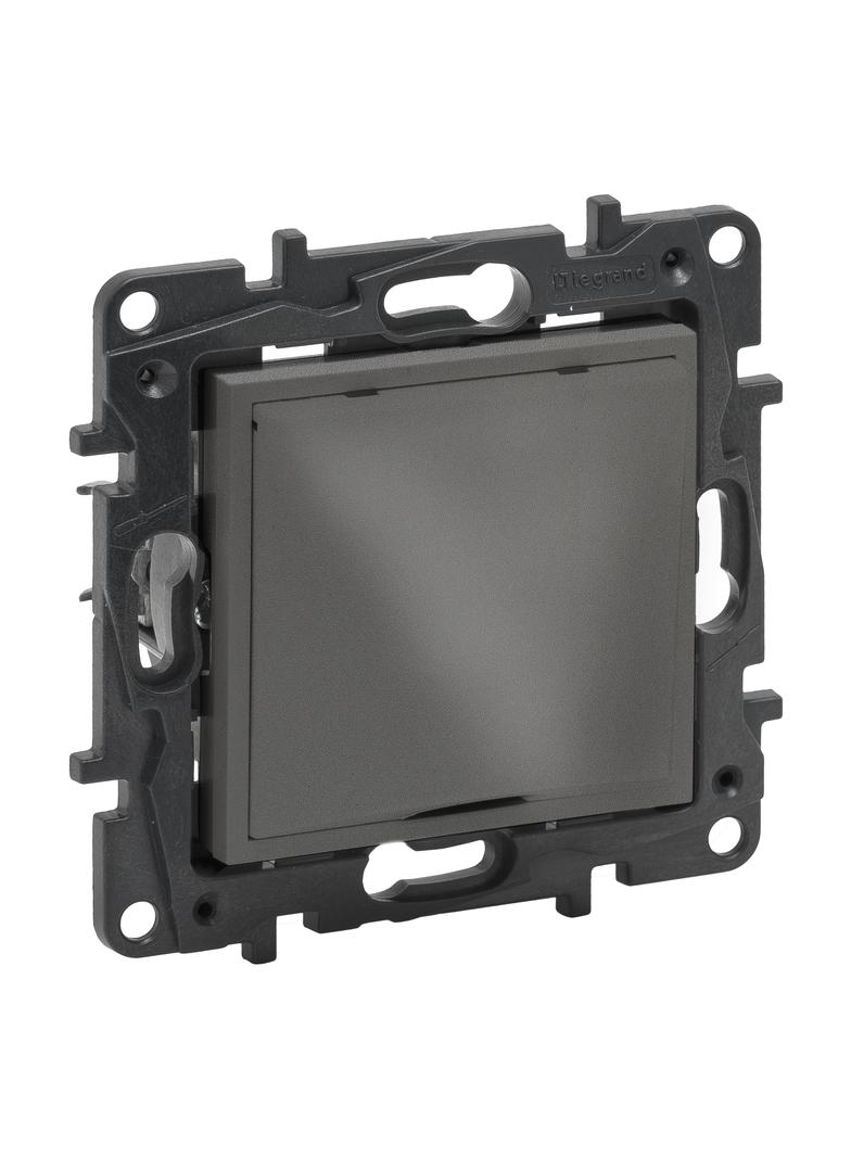 Niloe Step - wyjście kablowe- kolor stalowy, Legrand