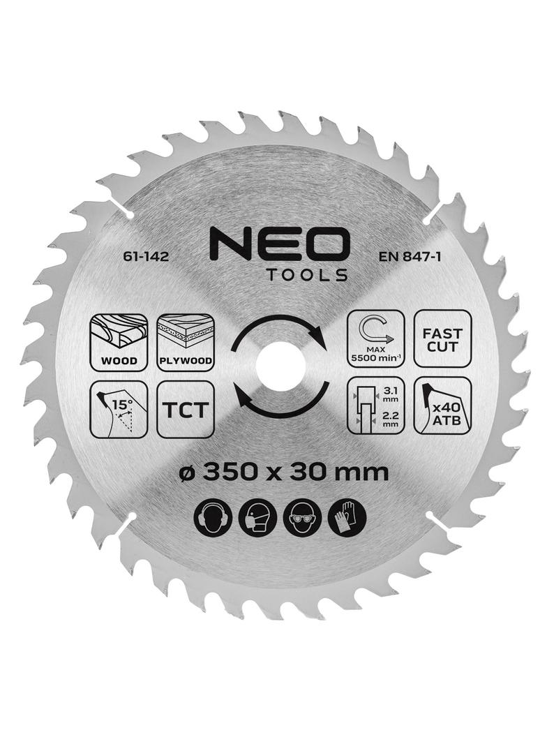 Tarcza do pilarki, widiowa, 350 x 30 mm, 40 zębów