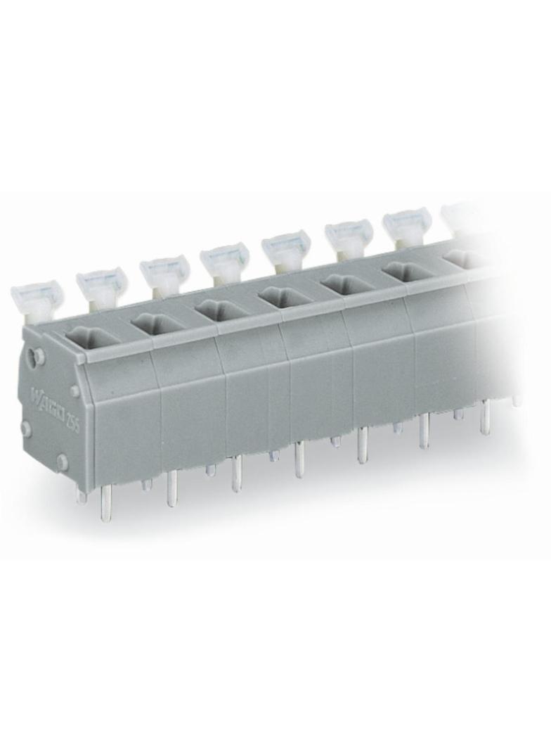 listwa zaciskowa do pł. drukowanych 3-bieg. szara raster 7,5/7,62 mm