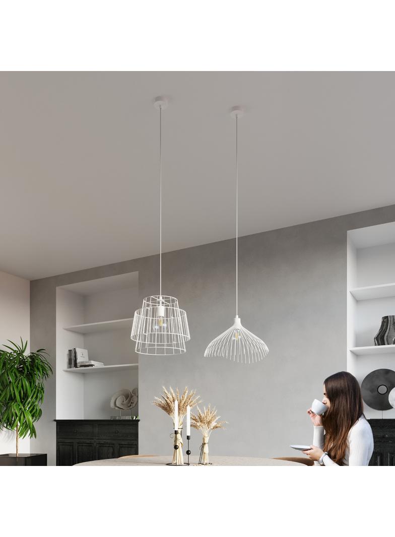 Sollux Lampa wisząca GATE biały SL.0662