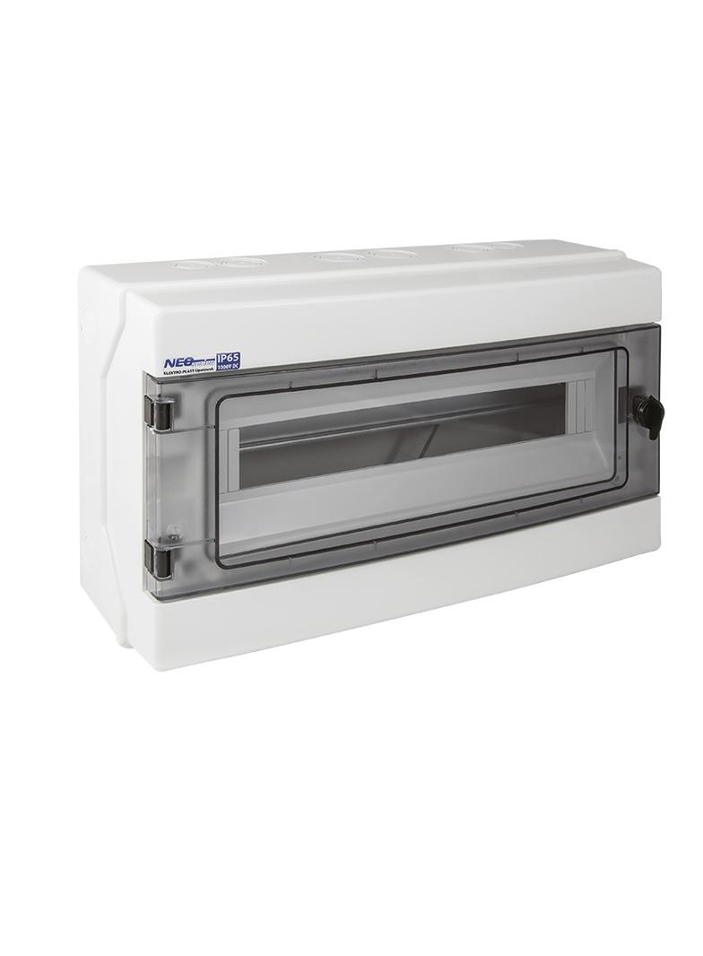 Rozdzielnica hermetyczna natynkowa 1x18 IP65 500VAC/1000VDC RH-18/Z (z zamkiem) 36.19 OPATÓWEK