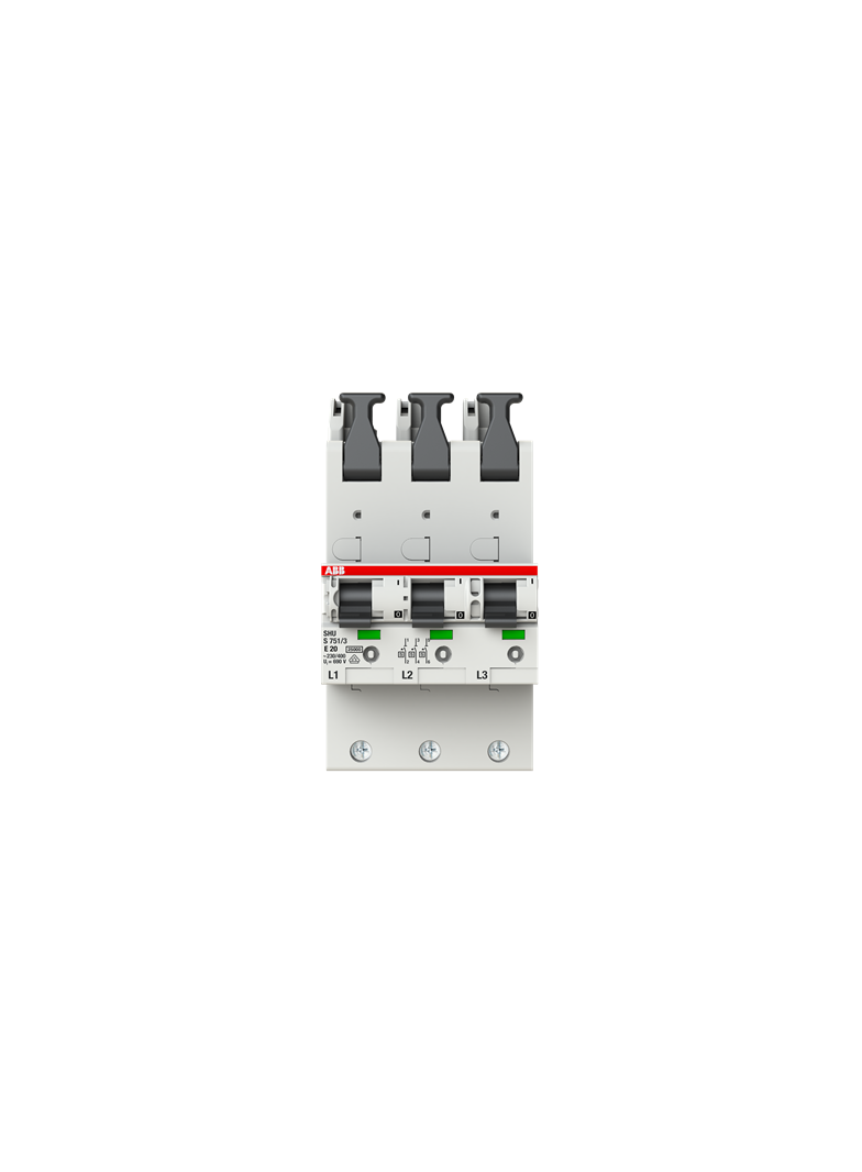 S751/3-E20 wyłącznik nadprądowy 3Px1 selektywny E20A 25kA AC 2CDS781001R4202 ABB
