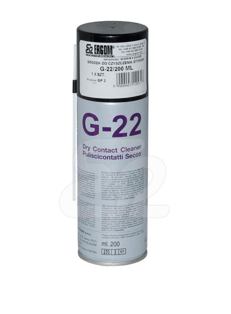 ŚRODEK DO CZYSZCZENIA STYKÓW G-22/200 ML