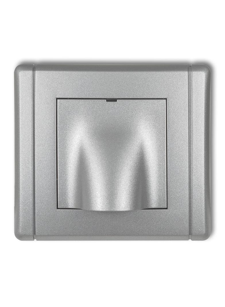 FLEXI Wypust kablowy srebrny metalik