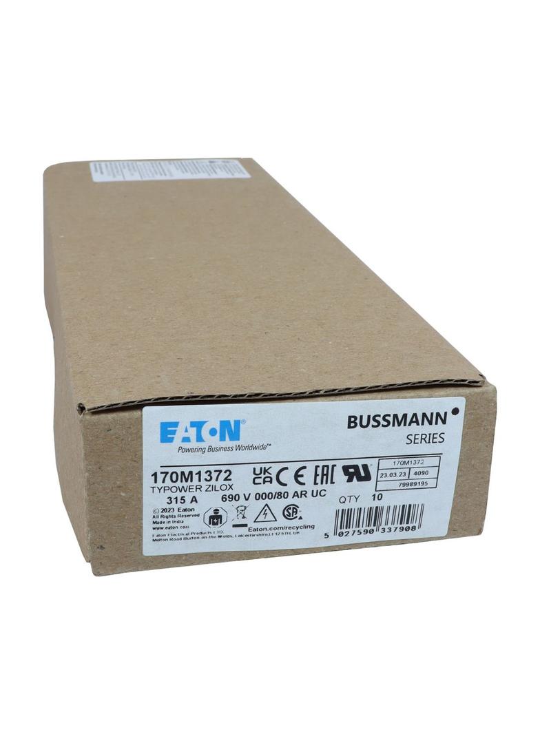 315A 690V IEC aR 000/80 SQ BODY IND FUSE Wkładka szybka 315A AC 690V DIN 000 21x40x100 mm, 170M1372