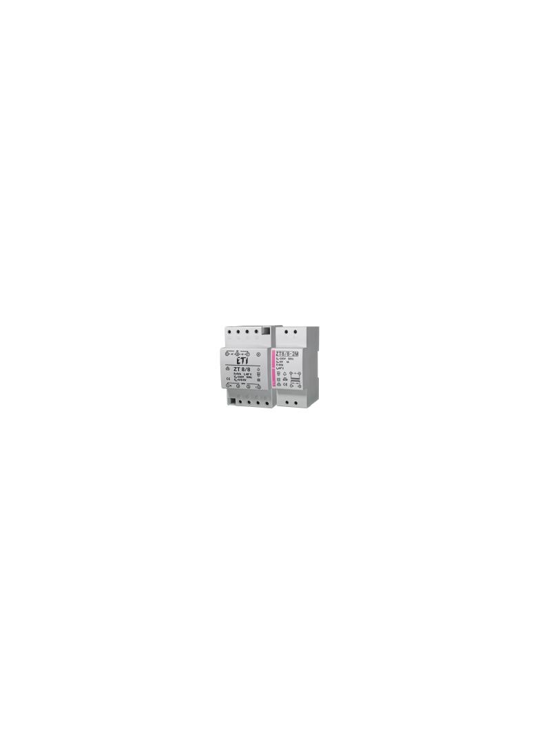 Transformator dzwonkowy 2p 230V/8V ZT 8/8-2M 002411010 ETI