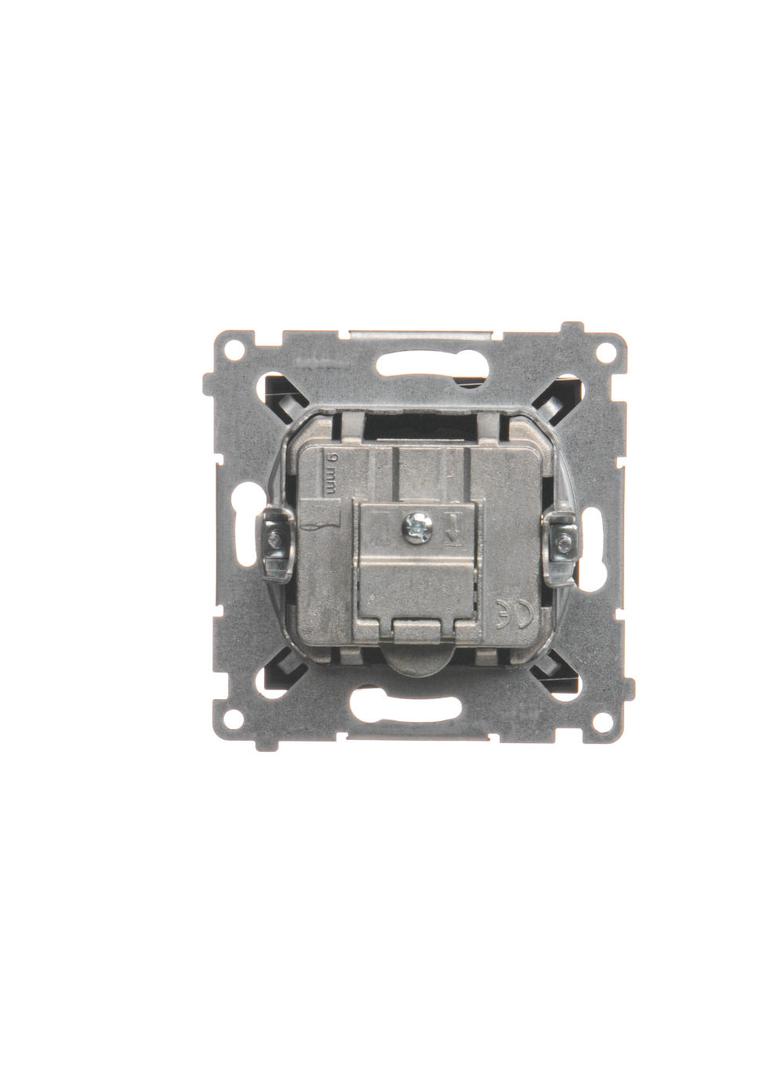 Simon 54 Gniazdo antenowe R-TV zakończeniowe do gniazd przelotowych czarny DAZ.01/49 KONTAKT